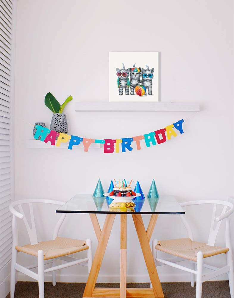 Cute Cat Canvas Wall Art