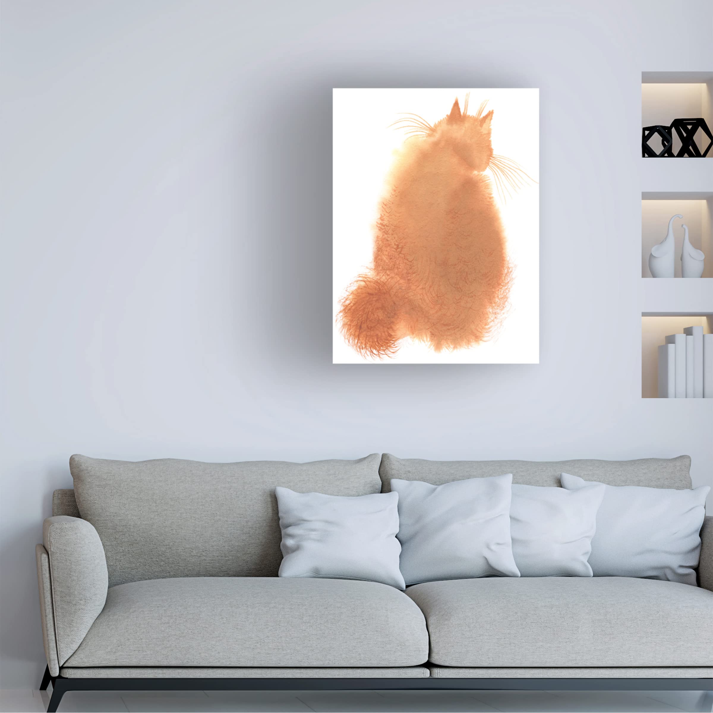 Fluffy Ginger Cat – Canvas Art