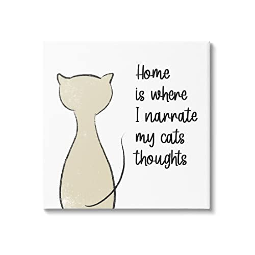 Cat Quote Canvas Print