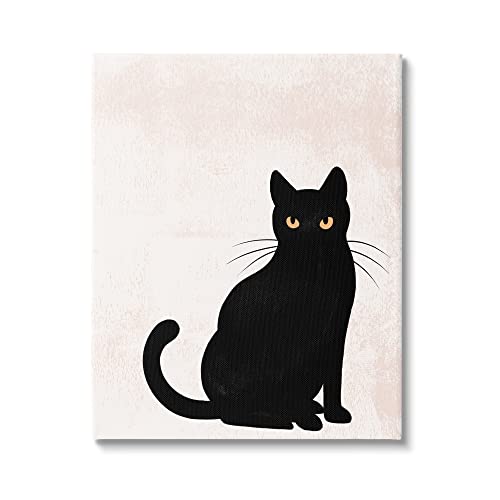 Halloween Black Cat Canvas Art