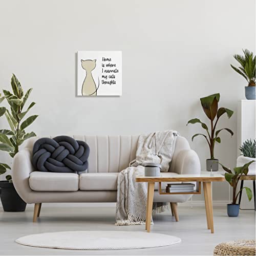 Cat Quote Canvas Print