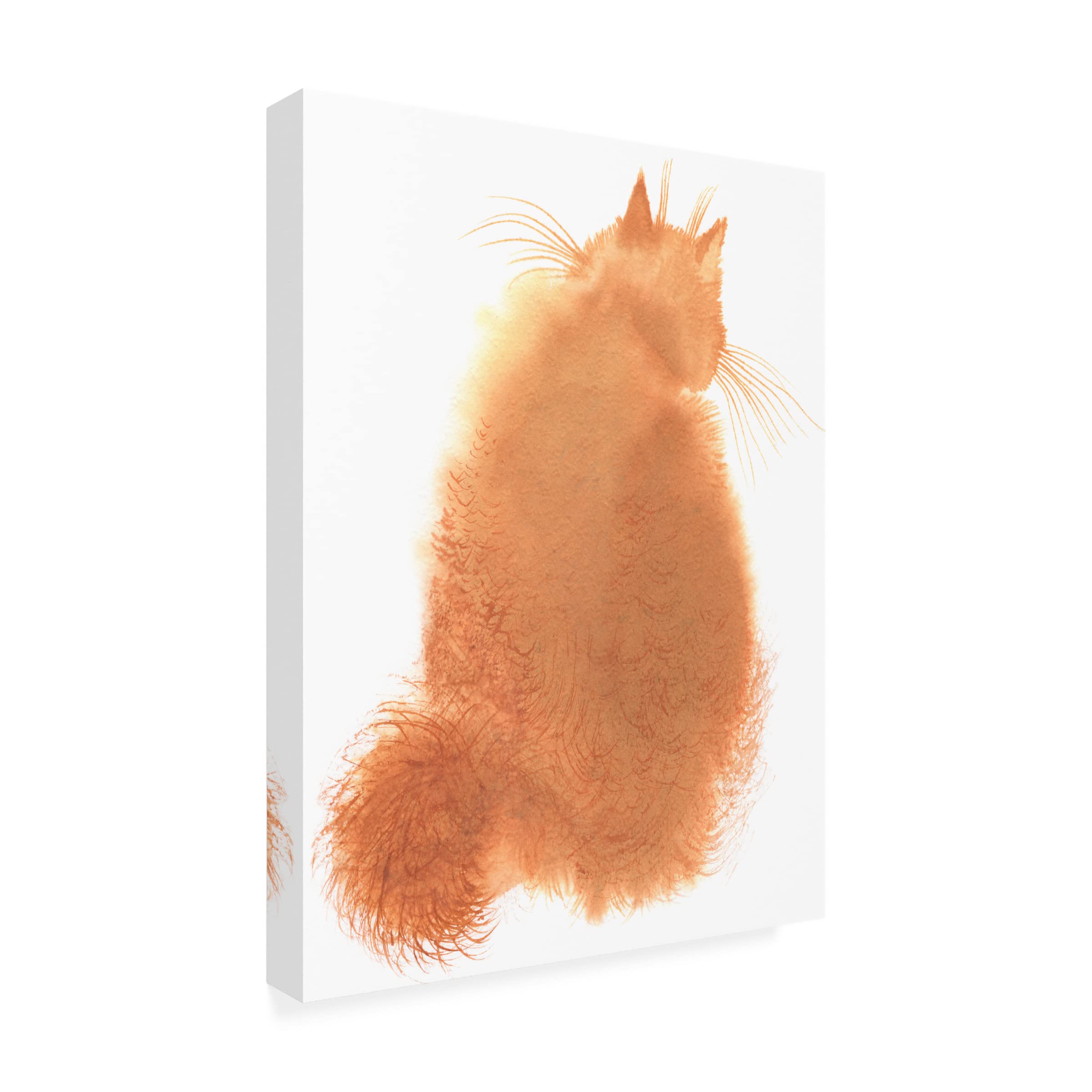 Fluffy Ginger Cat – Canvas Art